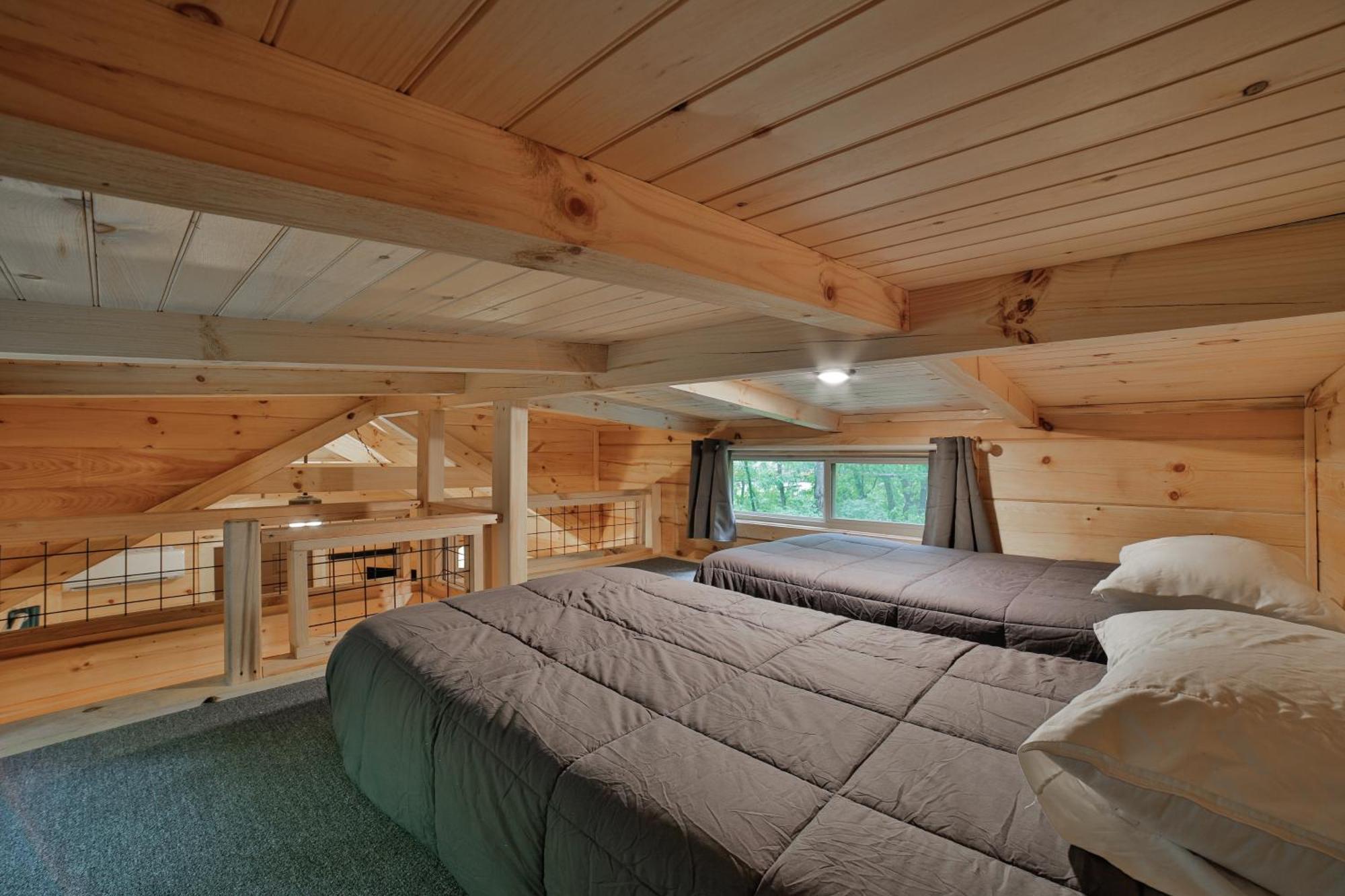 Tiny Cabin Village Private Hot Tub Lynda Cabin Chattanooga Ngoại thất bức ảnh