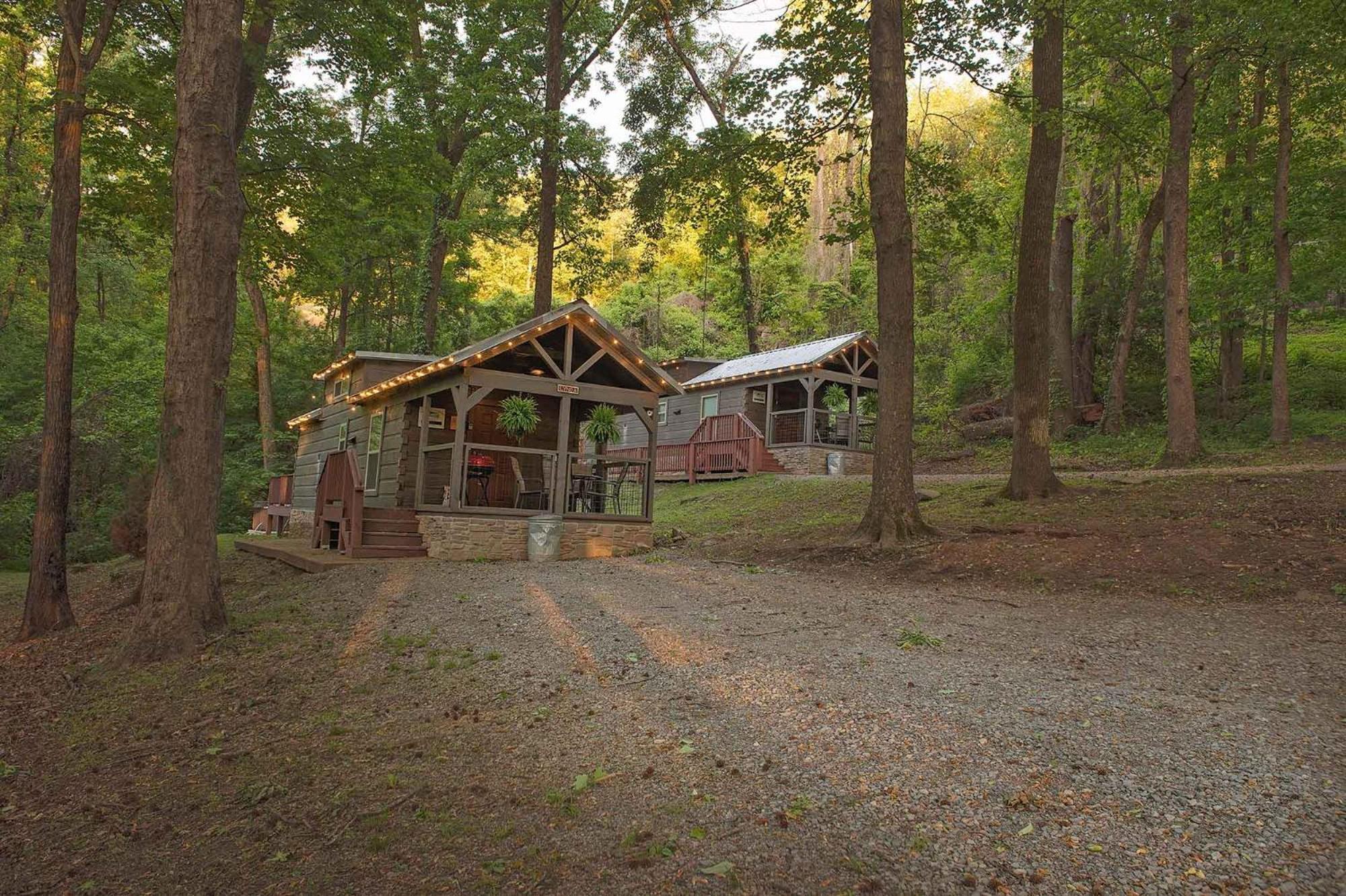 Tiny Cabin Village Private Hot Tub Lynda Cabin Chattanooga Ngoại thất bức ảnh