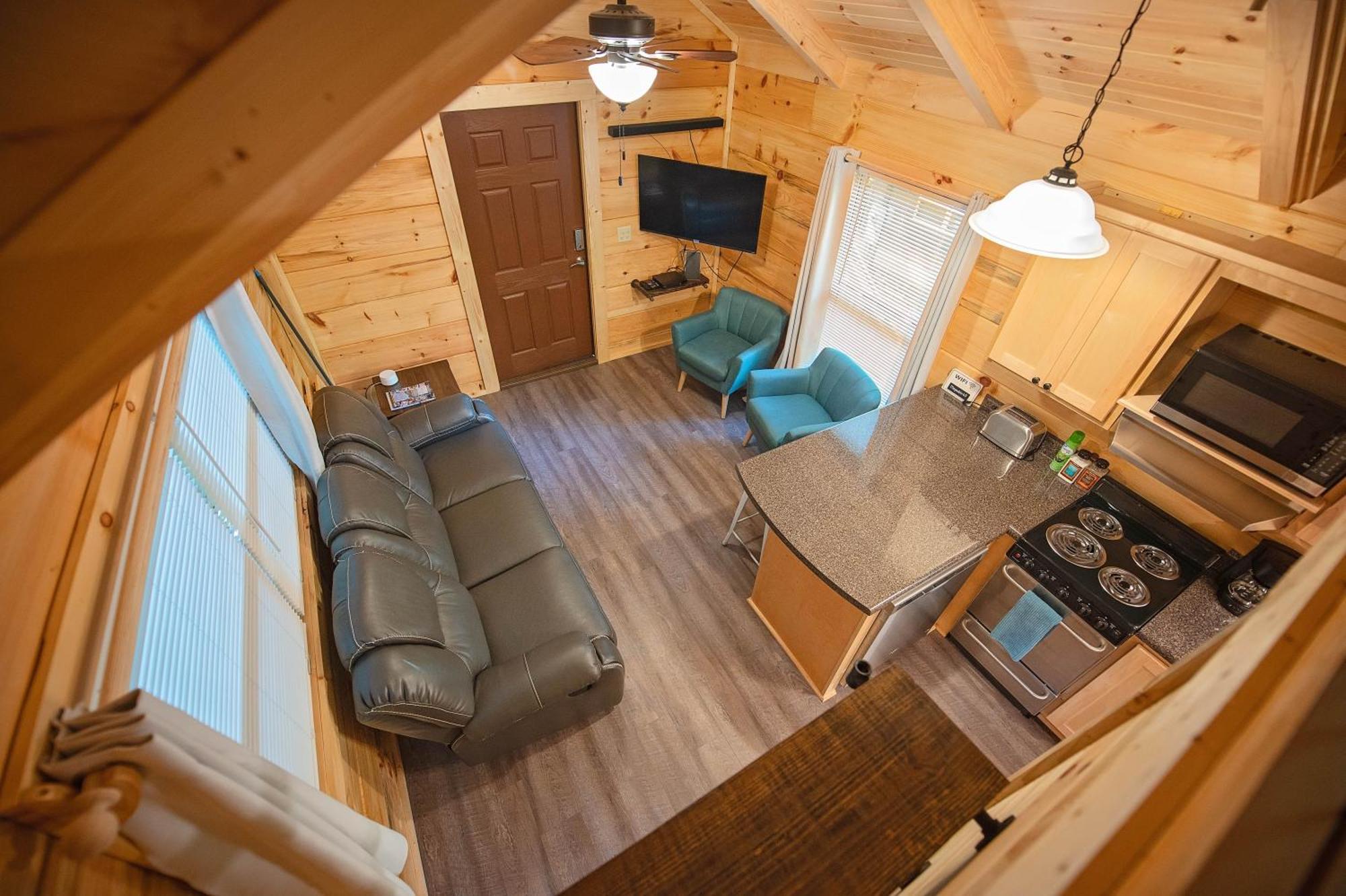 Tiny Cabin Village Private Hot Tub Lynda Cabin Chattanooga Ngoại thất bức ảnh