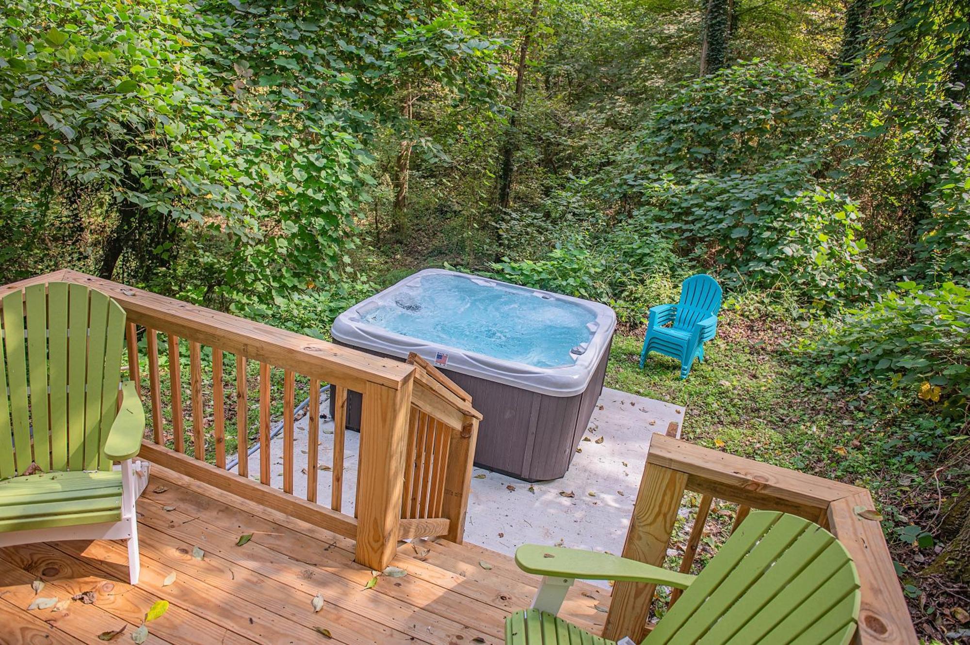 Tiny Cabin Village Private Hot Tub Lynda Cabin Chattanooga Ngoại thất bức ảnh